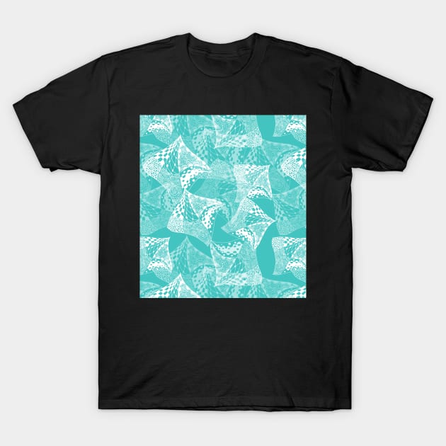 Zentangle turquose T-Shirt by smartsman